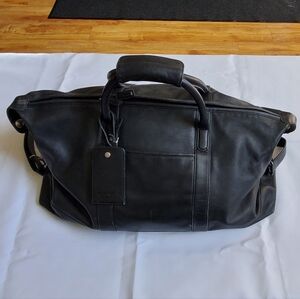 Vintage Coach leather Weekender Duffel bag